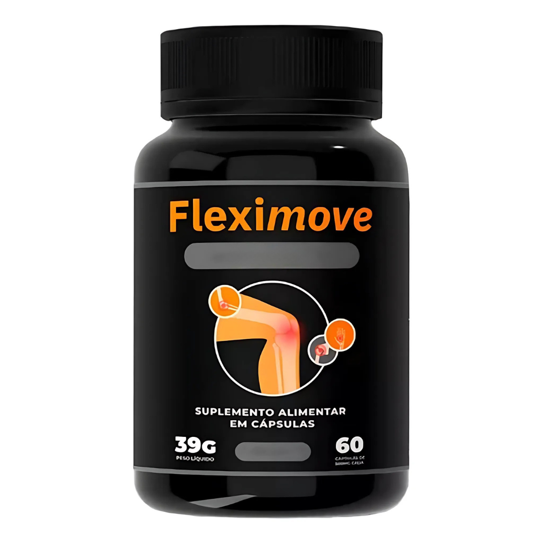 Fleximove Suplemento Alimentar Com 60 Cápsulas de 500mg