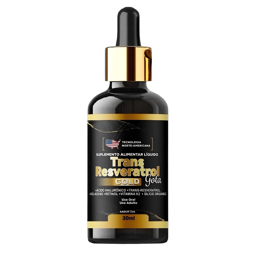 Trans Resveratrol Gold Americano Gotas 30ml