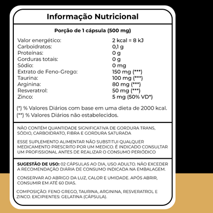Espinafre do Popeye Suplemento Alimentar Com 60 Cápsulas de 500mg