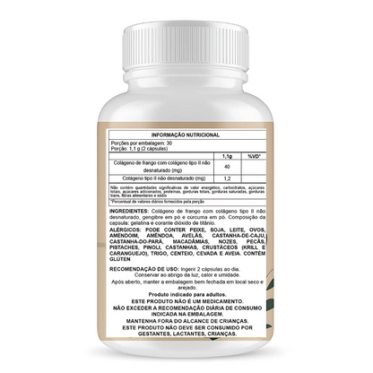 Naturion Suplemento Alimentar 60 Cápsulas de 550mg
