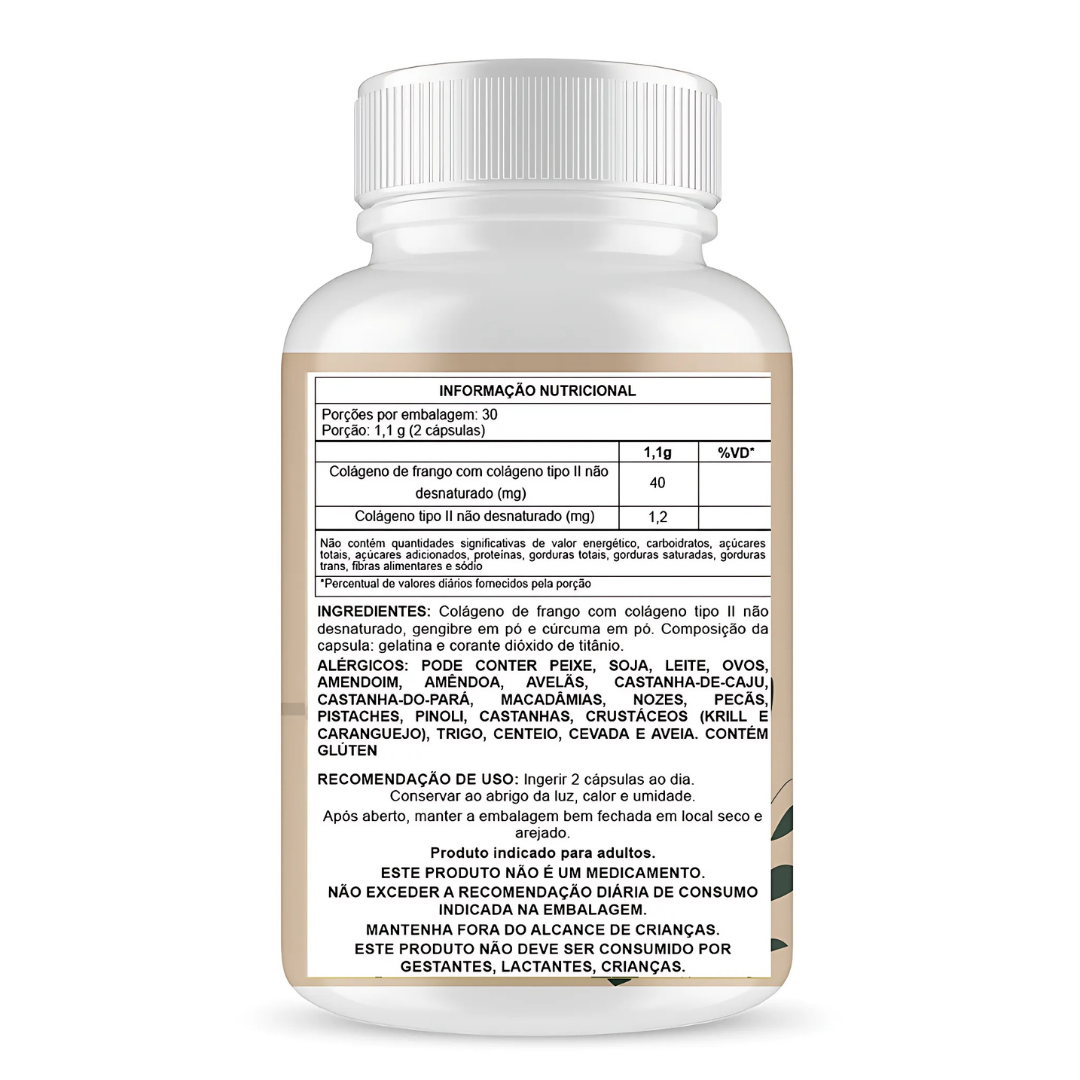 Naturion Suplemento Alimentar 60 Cápsulas de 550mg