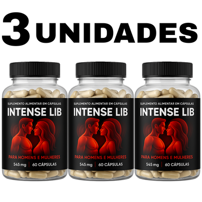 INTENSE LIB - Produto Para 60 Dias - Brinde Exclusivo