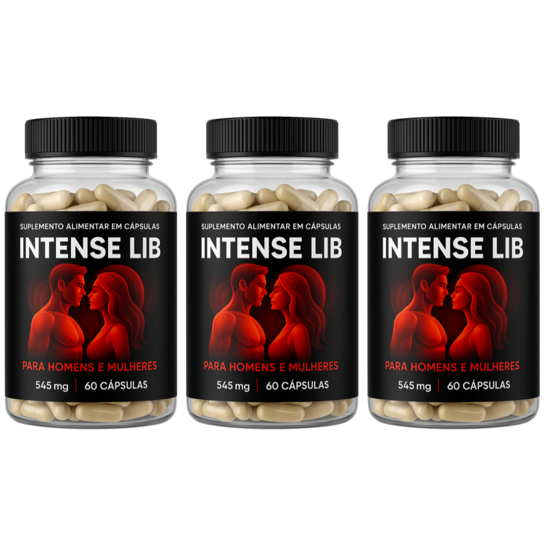INTENSE LIB - Produto Para 60 Dias - Brinde Exclusivo
